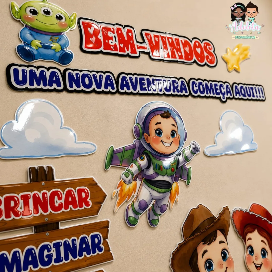 Painel Bem-Vindos Toy Story — imagem 2