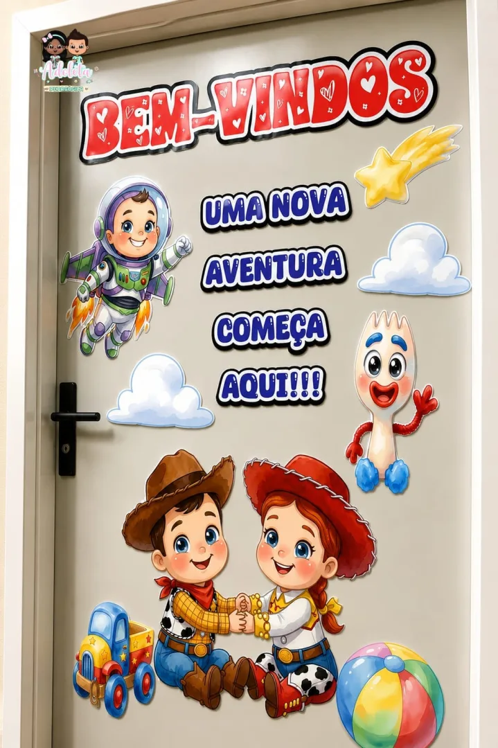 Painel Bem-Vindos Toy Story — imagem 4