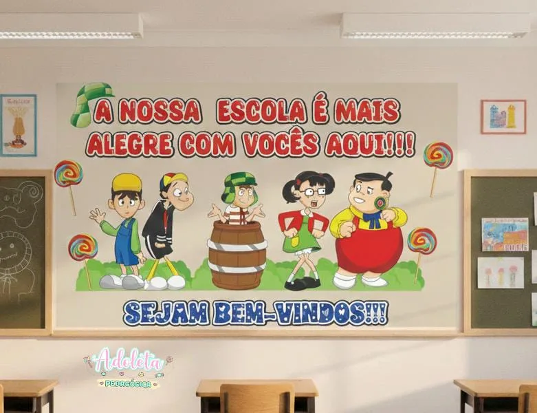 Painel Bem-Vindos Turma do Chaves — imagem 2