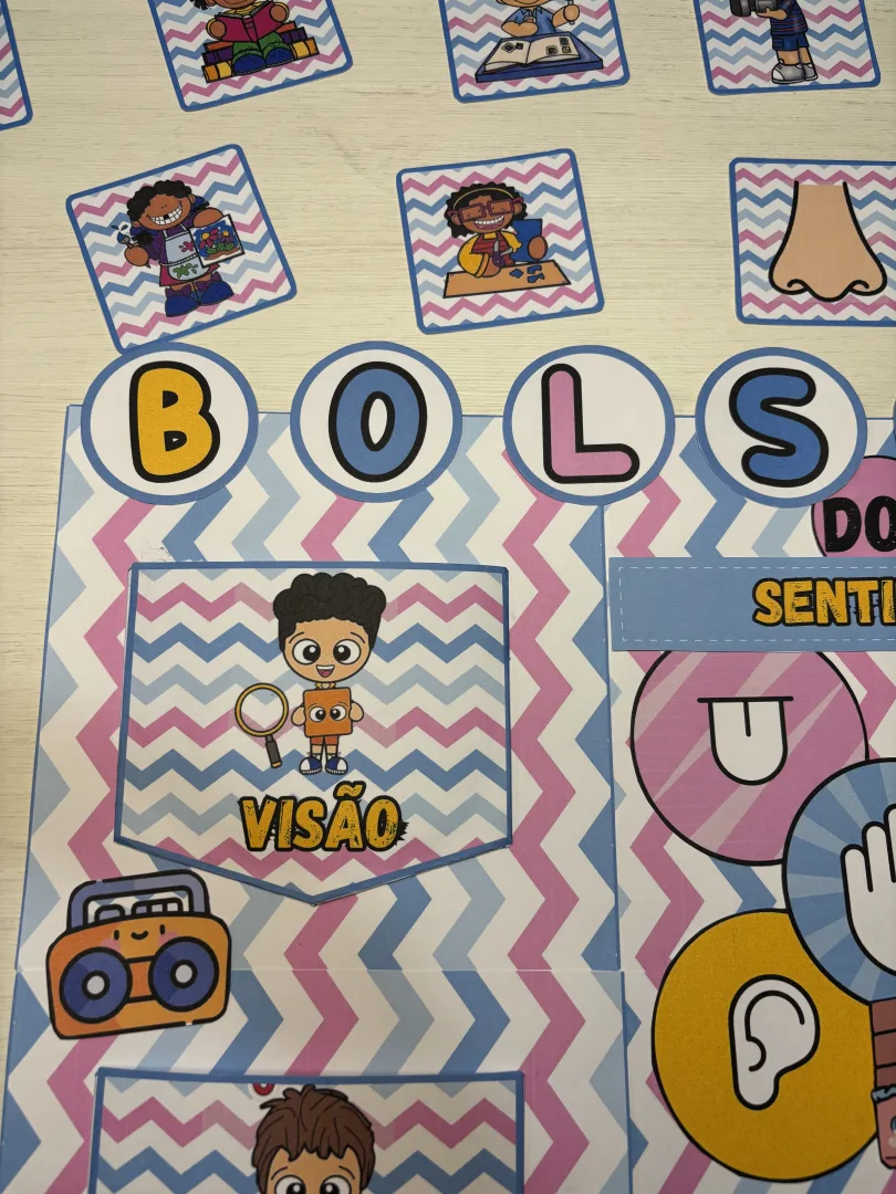 Painel Bolsinho dos Sentidos - Educação Infantil - PDF — imagem 2