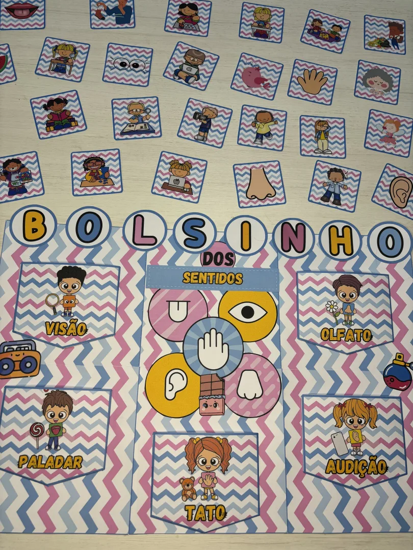 Painel Bolsinho dos Sentidos - Educação Infantil - PDF — imagem 3