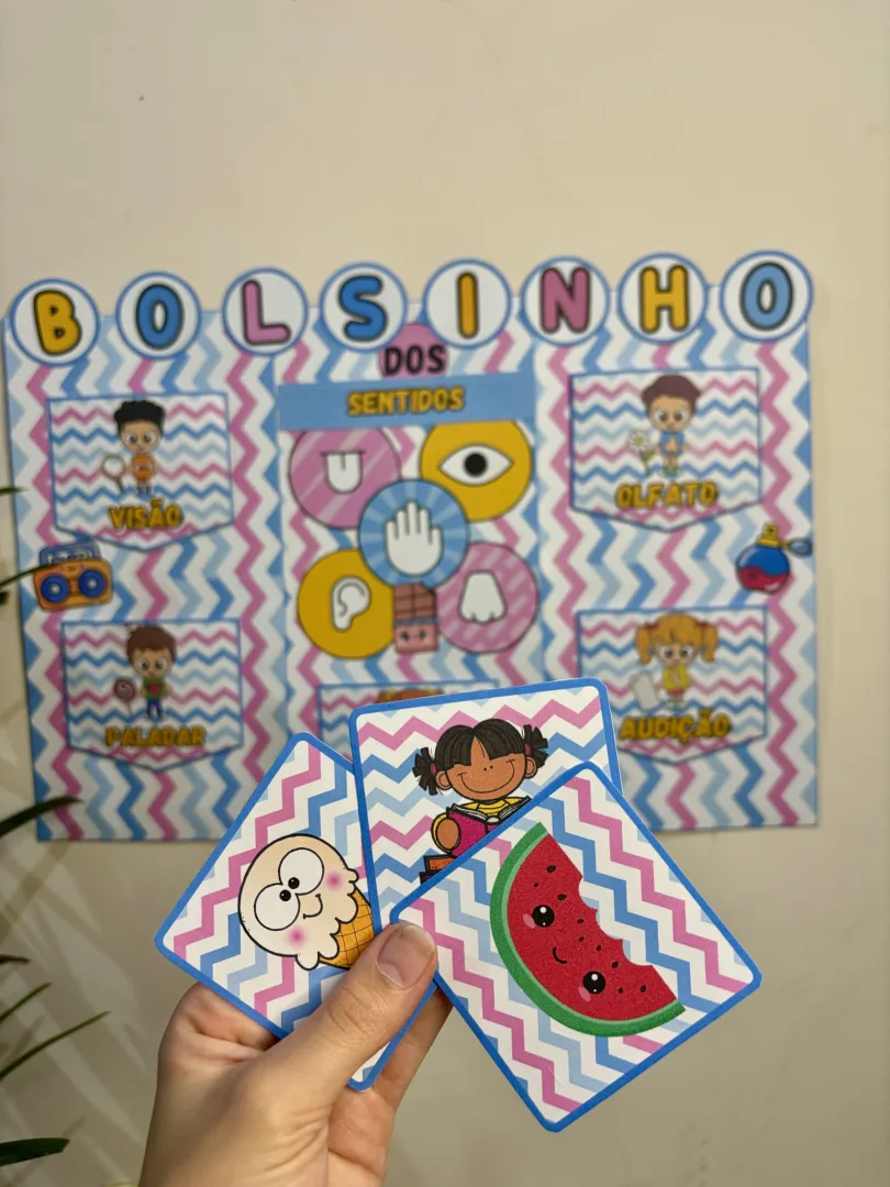 Painel Bolsinho dos Sentidos - Educação Infantil - PDF — imagem 4