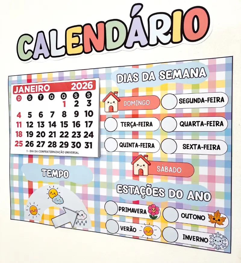 Painel Calendário 2026 Completo — imagem 4