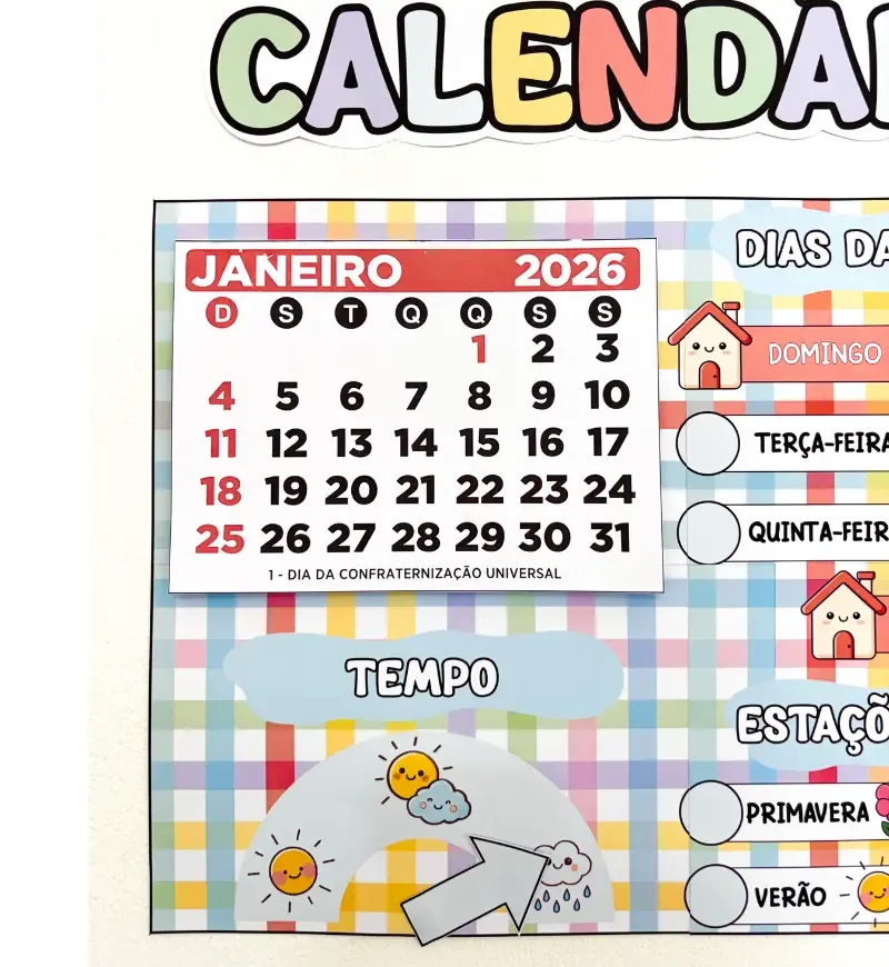 Painel Calendário 2026 Completo — imagem 5