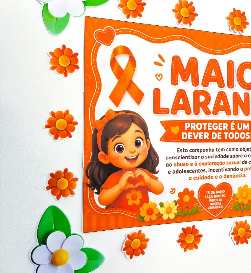 Painel Campanha Maio Laranja — imagem 4