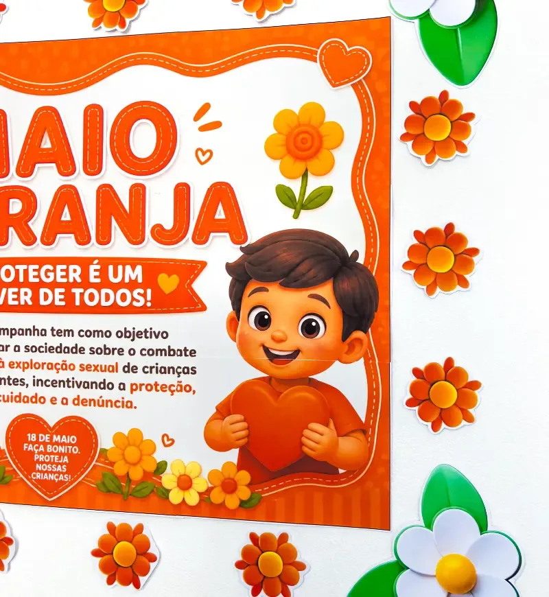 Painel Campanha Maio Laranja — imagem 5