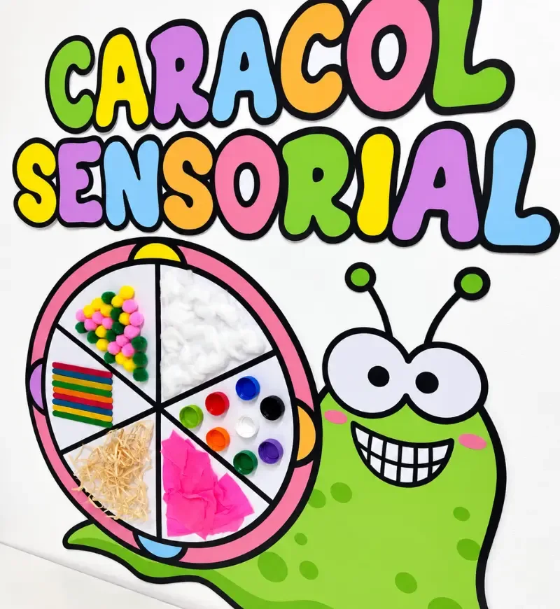 Painel Caracol Sensorial | Educação Infantil — imagem 2