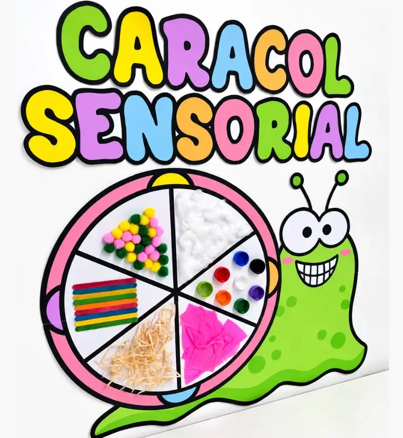 Painel Caracol Sensorial | Educação Infantil — imagem 3