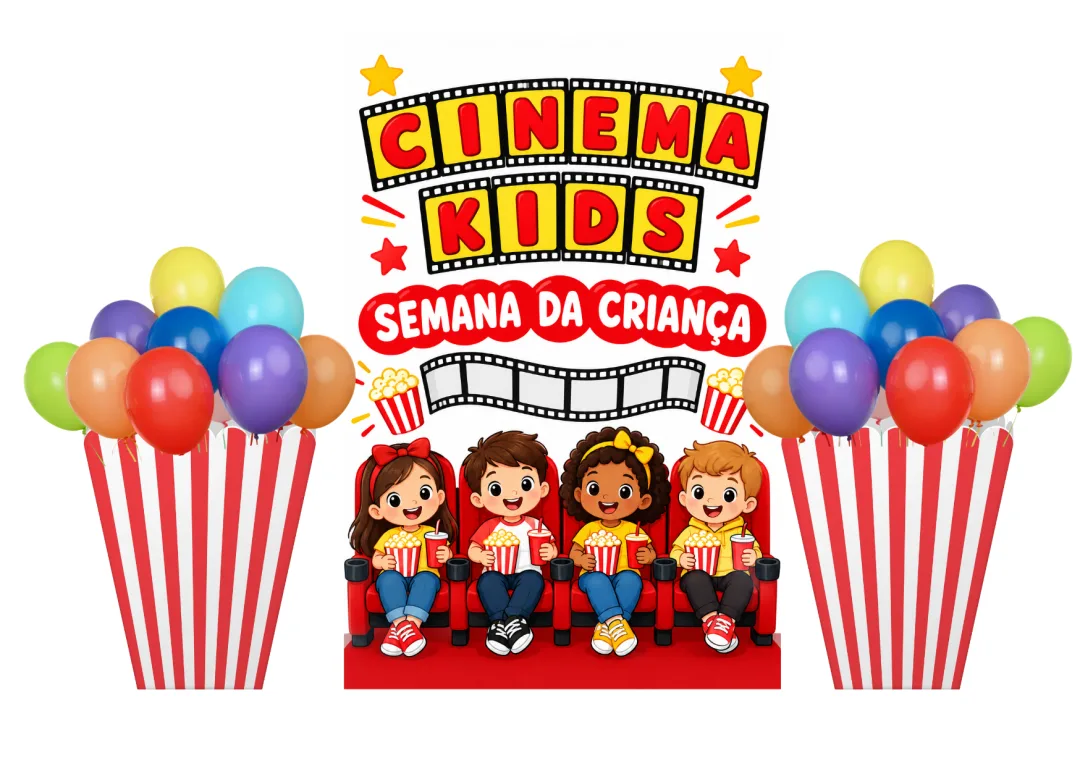 Painel Cinema Kids - 45 páginas - Ensino Fundamental - PDF — imagem 2