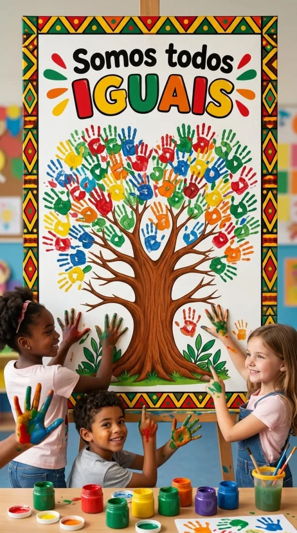 Painel Colaborativo - Consciência Negra - PDF Pronto para Imprimir — imagem 3