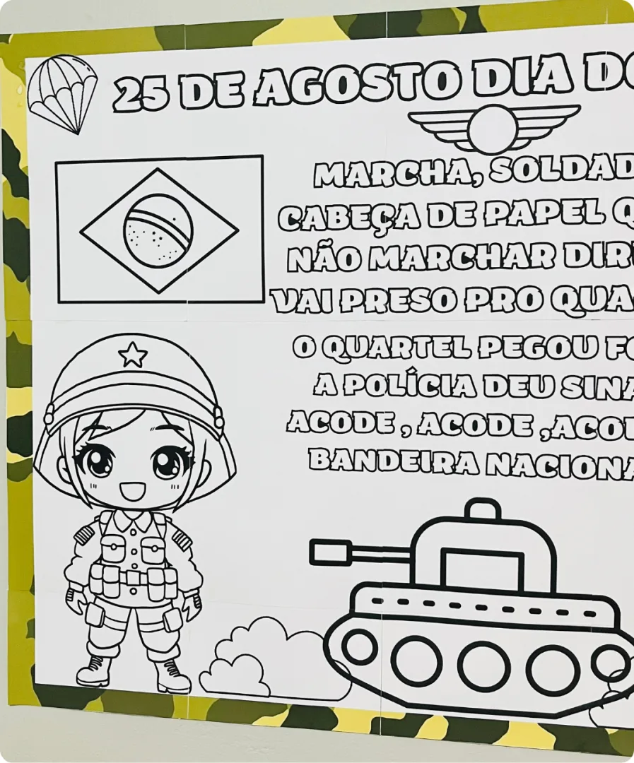 PAINEL COLABORATIVO DIA DO SOLDADO — imagem 2
