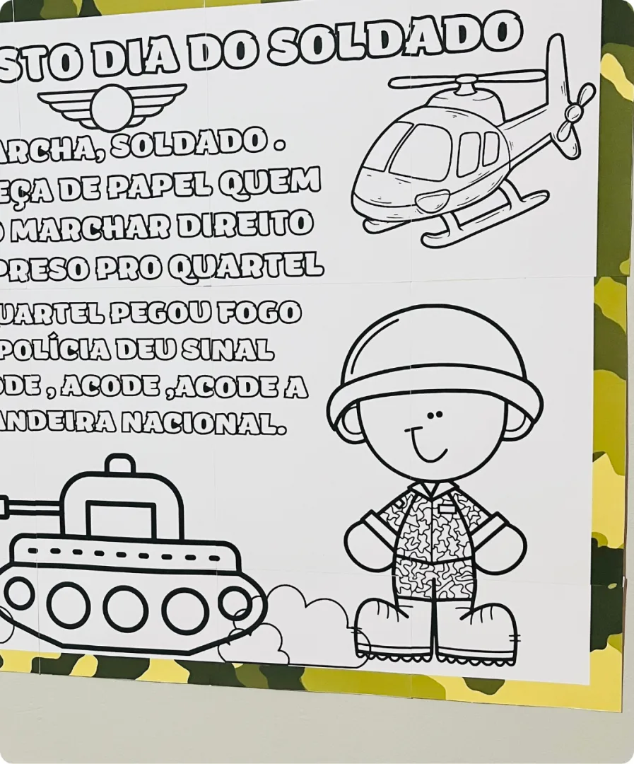 PAINEL COLABORATIVO DIA DO SOLDADO — imagem 3