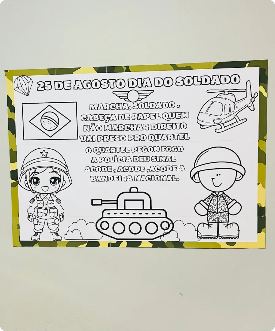 PAINEL COLABORATIVO DIA DO SOLDADO — imagem 5