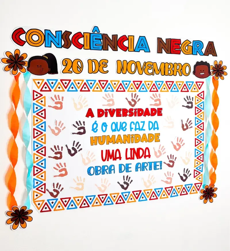 Painel Coletivo Consciência Negra Educação Infantil e 1° ao 5° Ano em PDF — imagem 2