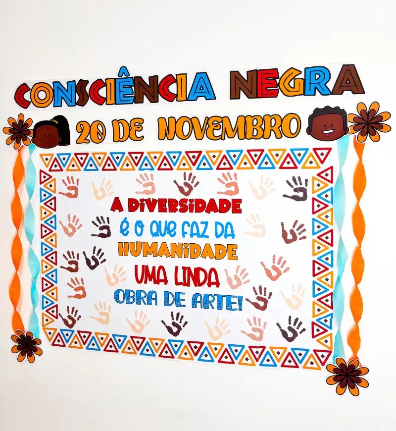 Painel Coletivo Consciência Negra Educação Infantil e 1° ao 5° Ano em PDF — imagem 3
