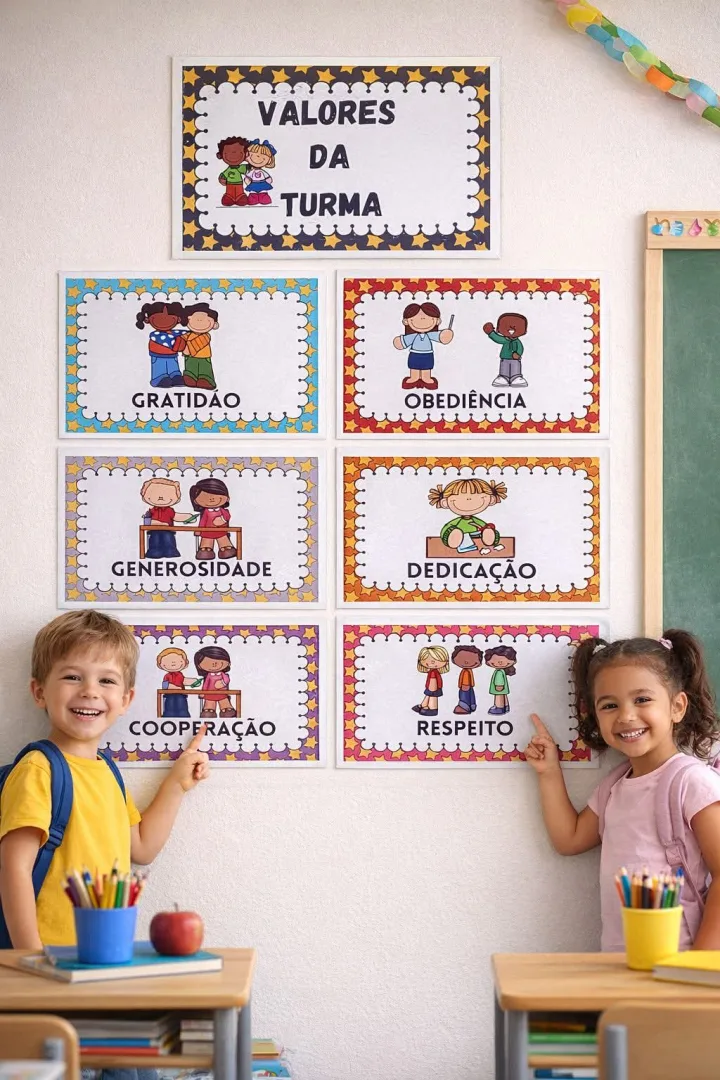 Painel combinados da turma PDF Ensino infantil e fundamental  — imagem 3