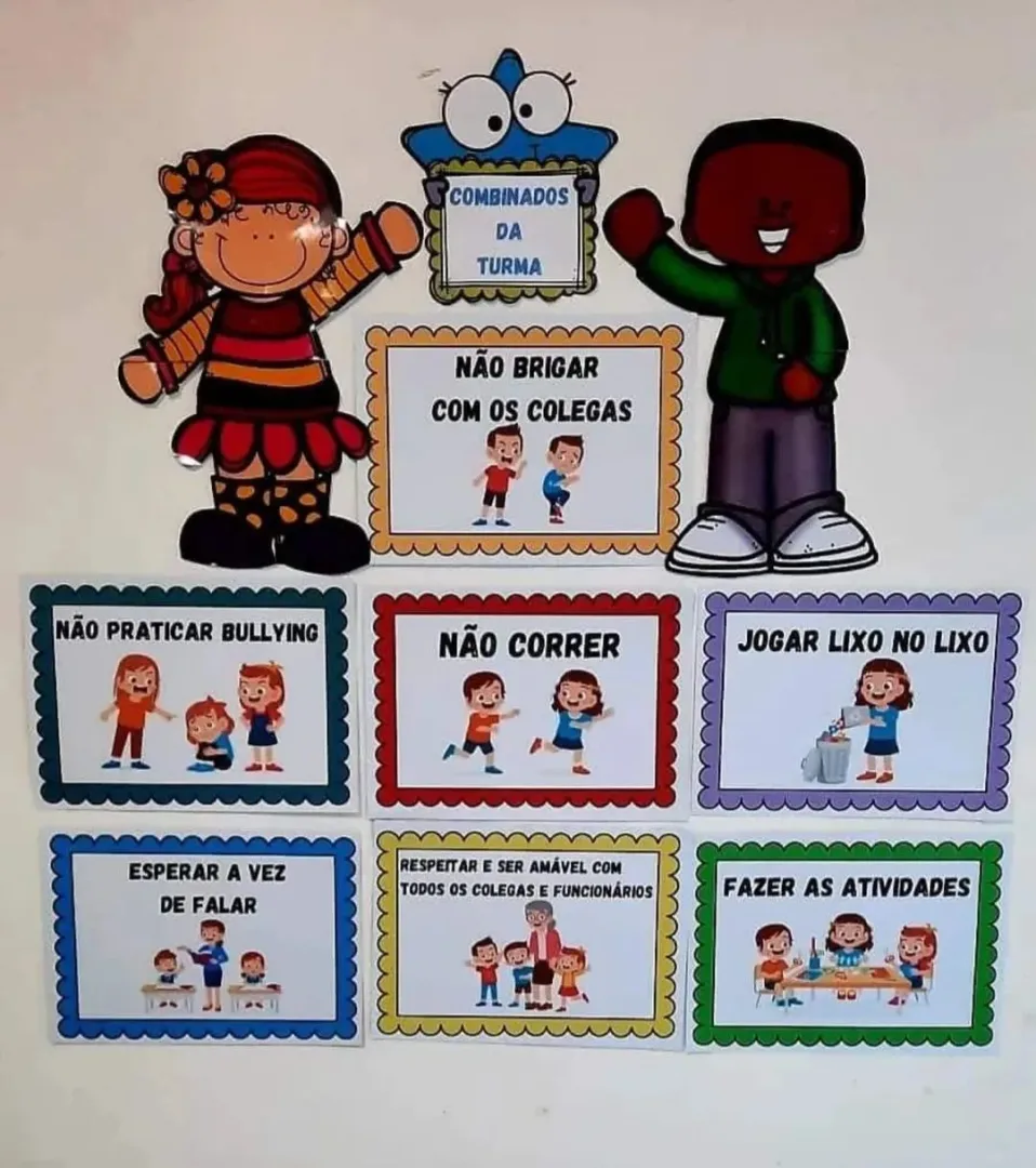 Painel combinados da turma PDF Ensino infantil e fundamental  — imagem 2