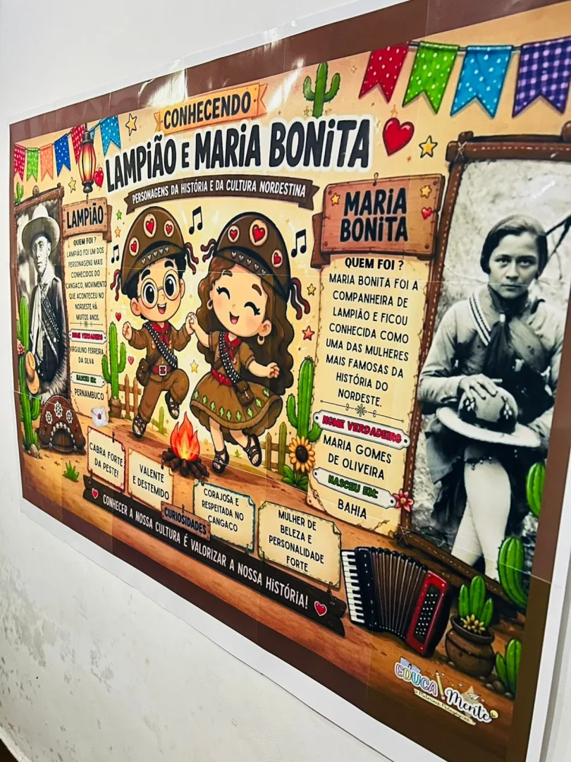 🌵✨ PAINEL CONHECENDO LAMPIÃO E MARIA BONITA ✨🌵 — imagem 3