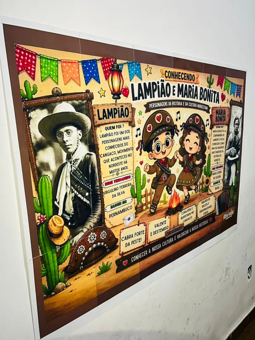 🌵✨ PAINEL CONHECENDO LAMPIÃO E MARIA BONITA ✨🌵 — imagem 4
