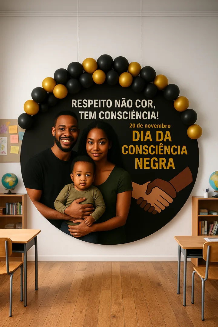 Painel Consciência Negra Do 1º Ao 5º ANO – Decoração Escolar em PDF — imagem 2