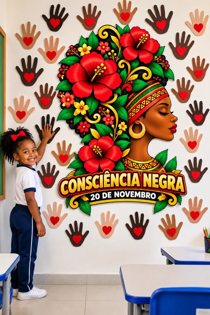 Painel Consciência Negra - Educação Infantil - PDF - 16 folhas — imagem 2