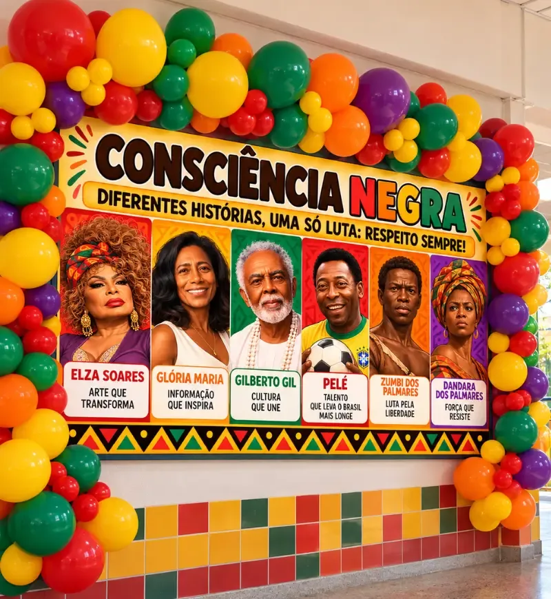 Painel Consciência Negra - Grandes Personalidades — imagem 2