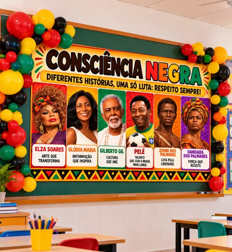 Painel Consciência Negra - Grandes Personalidades — imagem 3