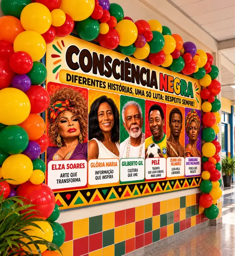 Painel Consciência Negra - Grandes Personalidades — imagem 4