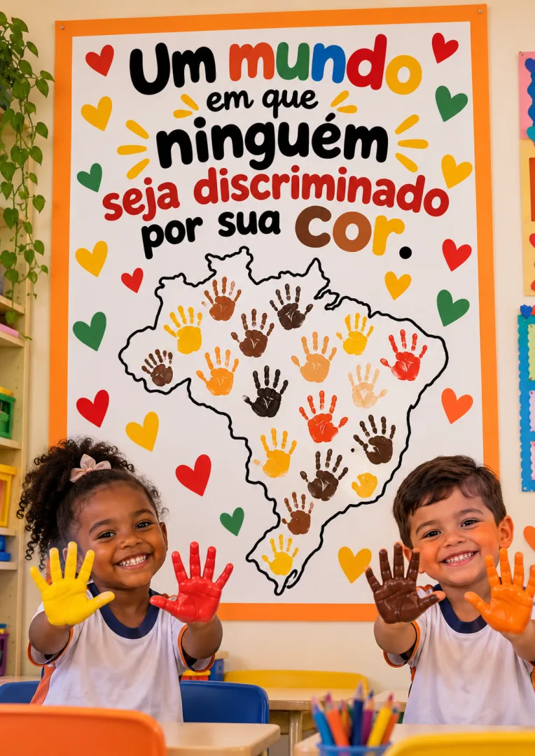 Painel Consciência Negra para Educação Infantil e 1° ano em PDF — imagem 3