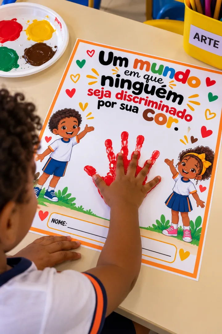 Painel Consciência Negra para Educação Infantil e 1° ano em PDF — imagem 4