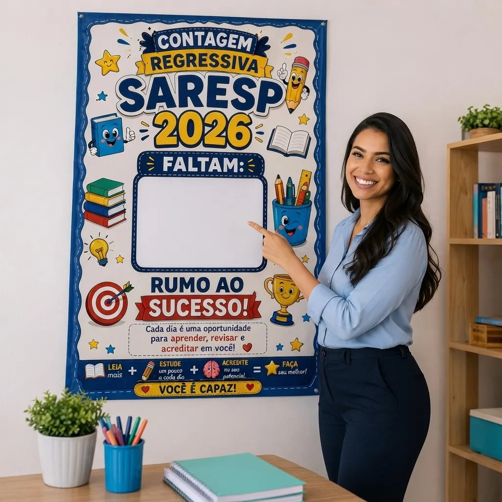 PAINEL CONTAGEM REGRESSIVA: SARESP 2026! — imagem 2