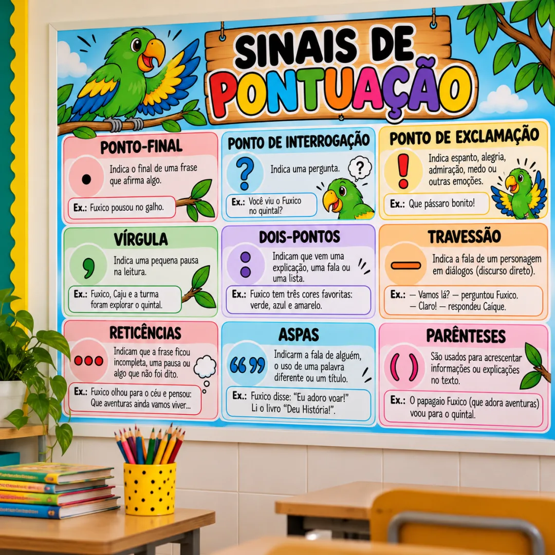 Painel da Pontuação + 24 Cartinhas- PDF (3º ao 5º Ano)/ 9 Folhas para o Painel — imagem 2