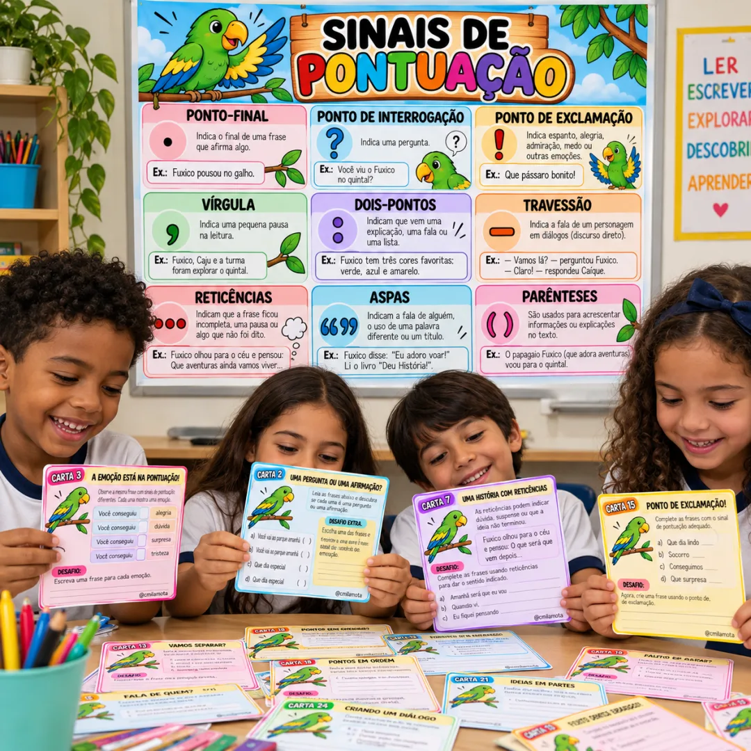 Painel da Pontuação + 24 Cartinhas- PDF (3º ao 5º Ano)/ 9 Folhas para o Painel — imagem 3