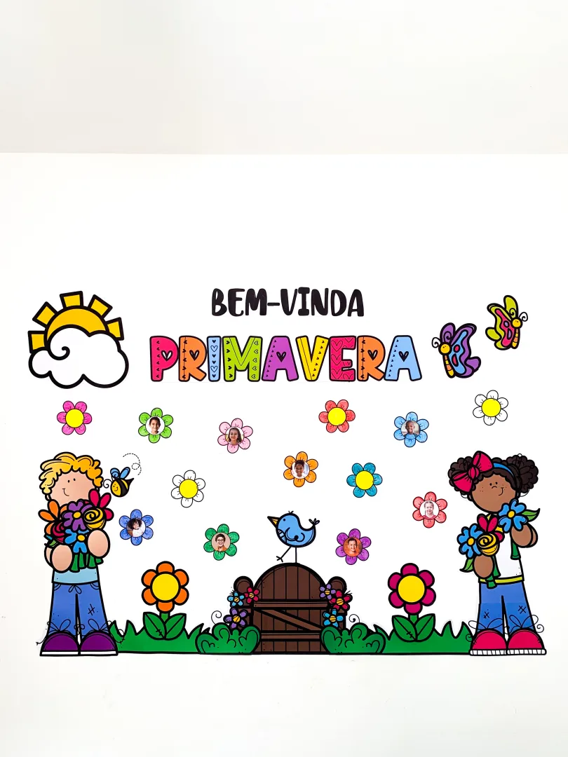 Painel Tema Primavera - Educação Infantil e Séries Iniciais - PDF — imagem 2