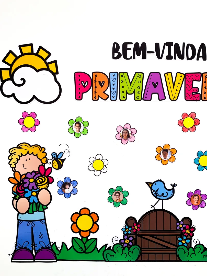 Painel Tema Primavera - Educação Infantil e Séries Iniciais - PDF — imagem 3