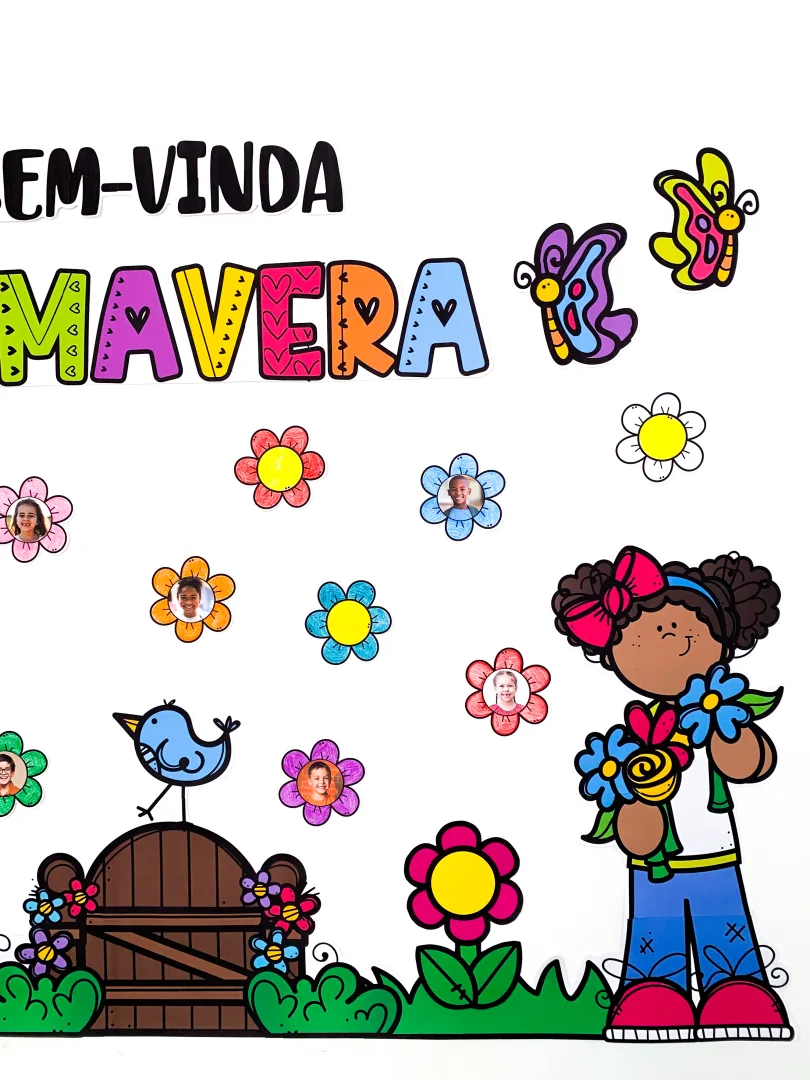Painel Tema Primavera - Educação Infantil e Séries Iniciais - PDF — imagem 4