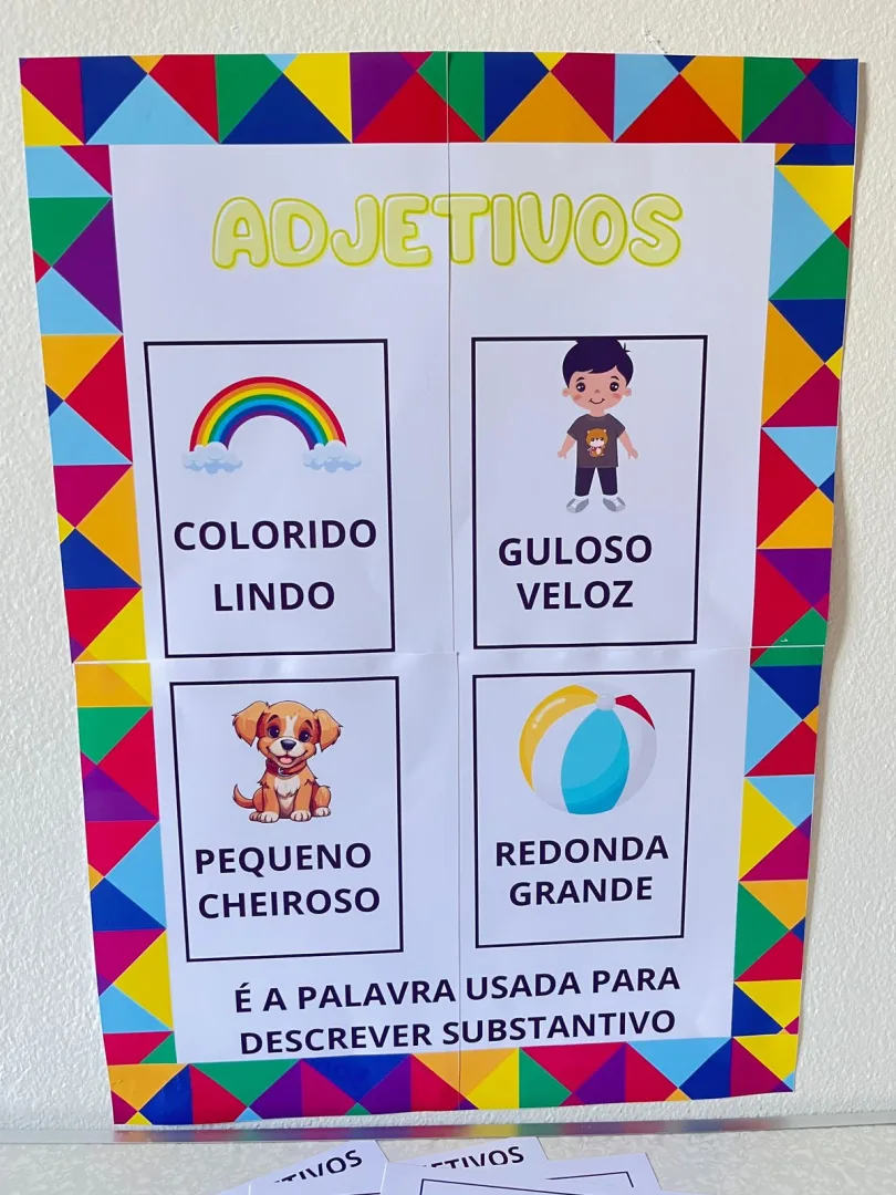 Painel de ADJETIVOS PDF Anos iniciais  — imagem 5