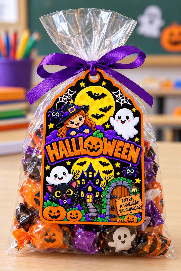 Painel de Halloween – Educação Infantil e Ensino Fundamental – PDF — imagem 3