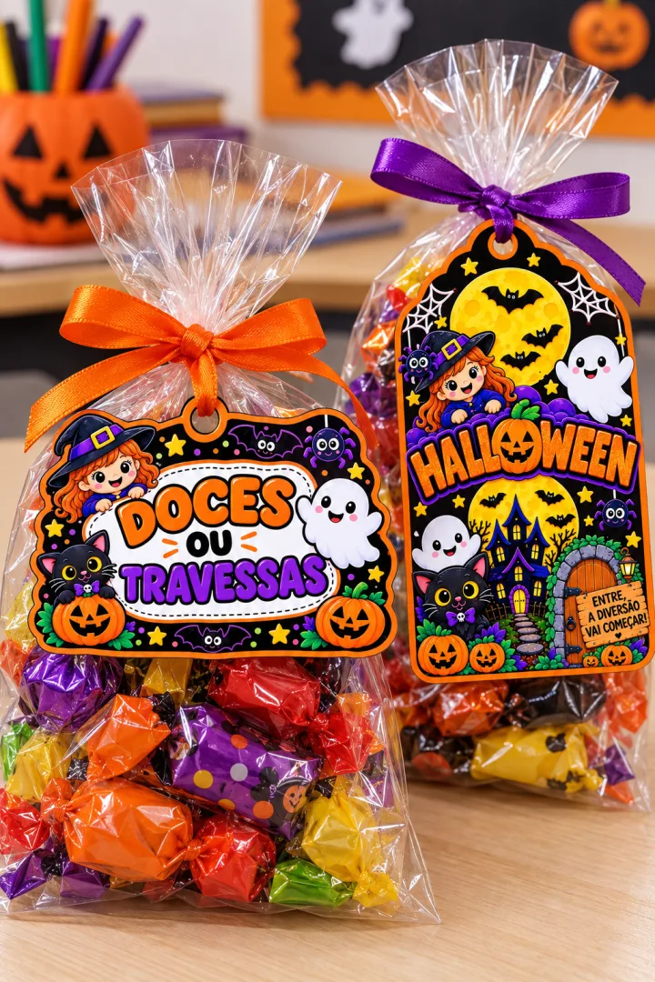 PAINEL DE HALLOWEEN – UM KIT ASSUSTADORAMENTE LINDO! 👻🕷 Deixe a decoração da sua sala ainda mais divertida, colorida e — imagem 6