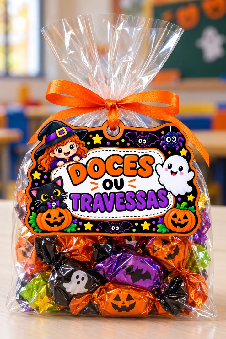 PAINEL DE HALLOWEEN – UM KIT ASSUSTADORAMENTE LINDO! 👻🕷 Deixe a decoração da sua sala ainda mais divertida, colorida e — imagem 5