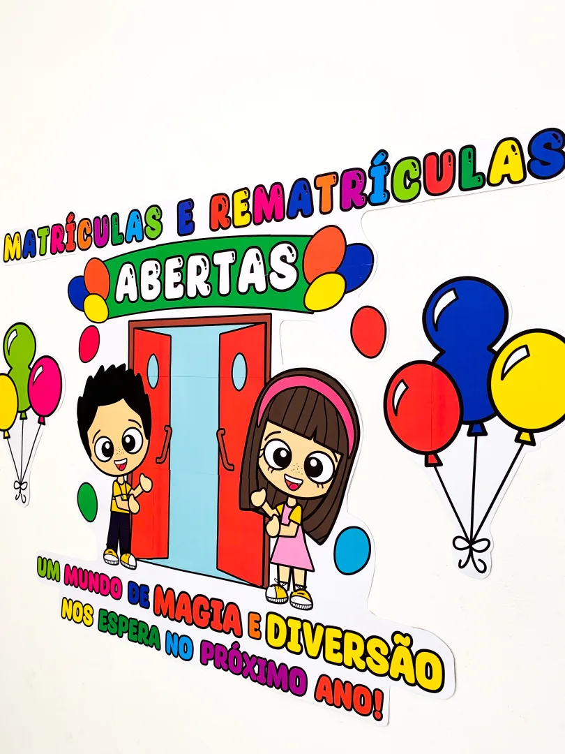 Painel de Matrículas Abertas para Escolas - PDF Decorativo — imagem 3