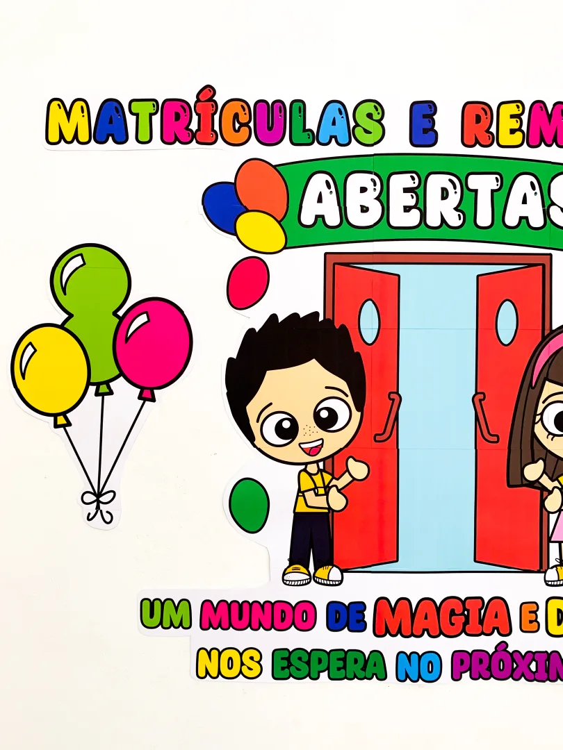 Painel de Matrículas Abertas para Escolas - PDF Decorativo — imagem 6