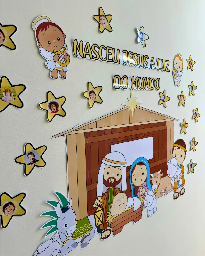 Painel de Natal com Presépio - Educação Infantil e Ensino Fundamental - PDF — imagem 2