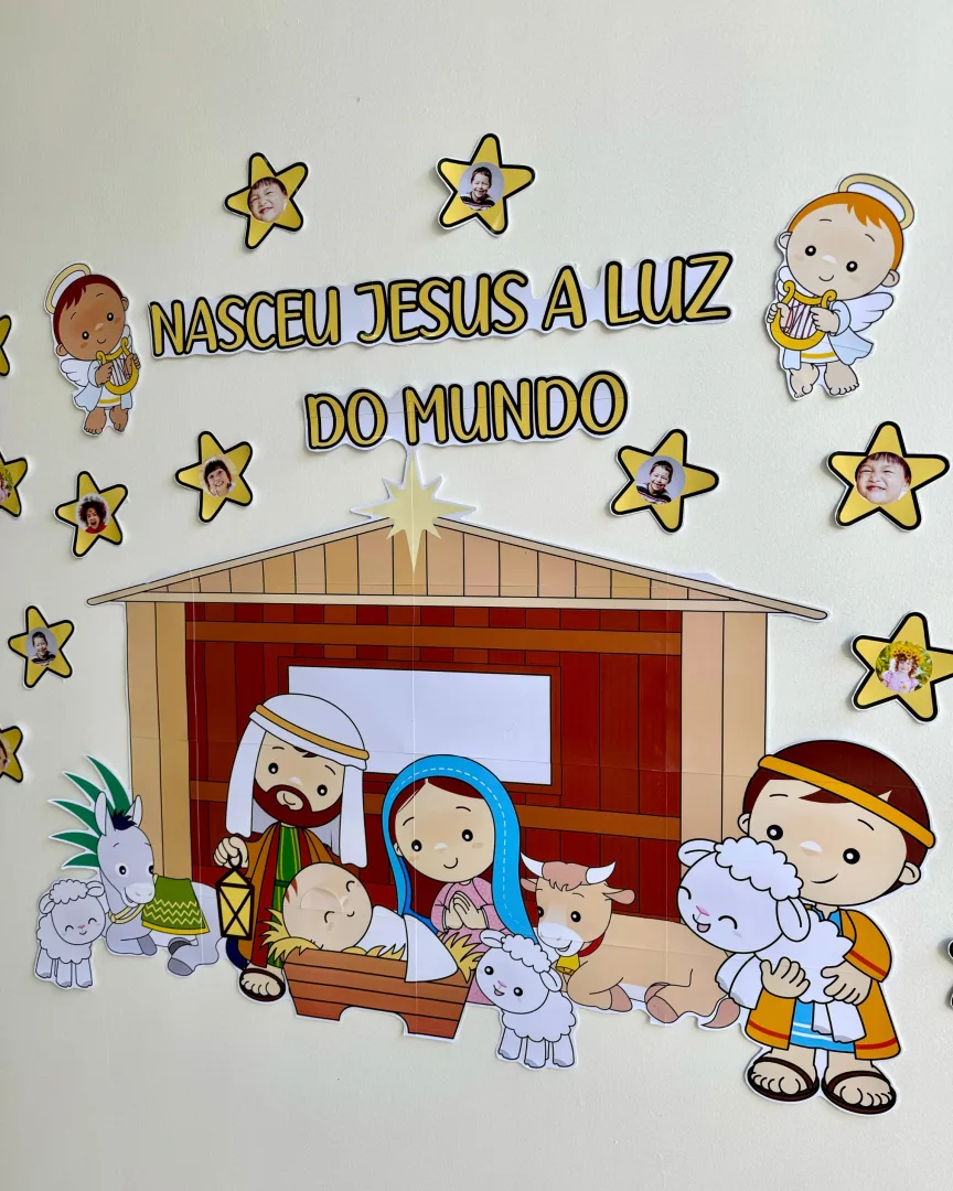  Painel de Natal com Presépio para Educação Infantil e Anos Iniciais — imagem 2