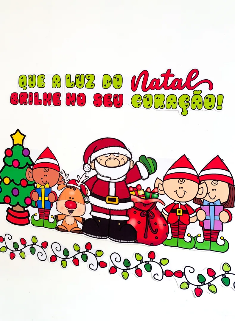 Painel de Natal Escolar em PDF - 40 Páginas para Decoração — imagem 2