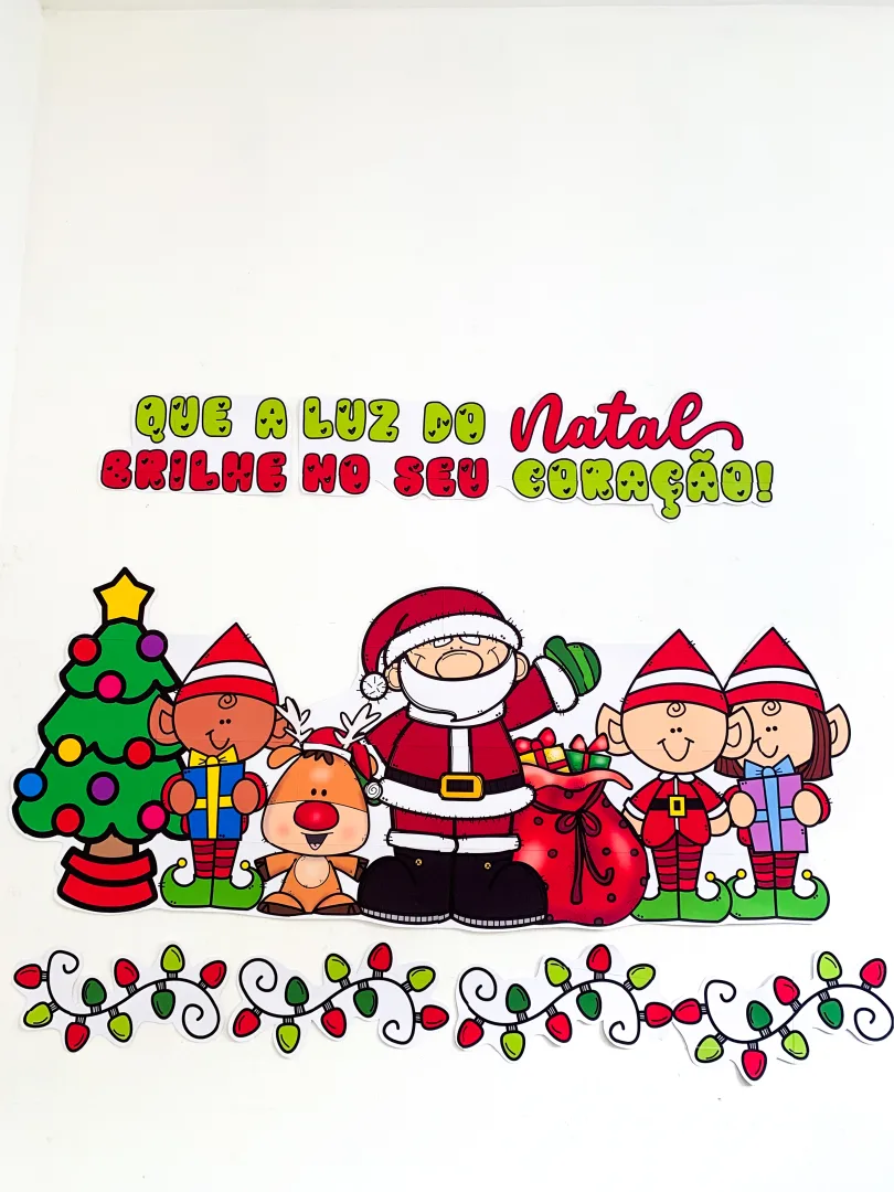 Painel de Natal Escolar em PDF - 40 Páginas para Decoração — imagem 3