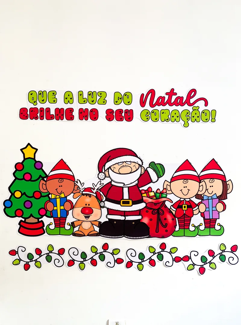 Painel de Natal Escolar em PDF - 40 Páginas para Decoração — imagem 5