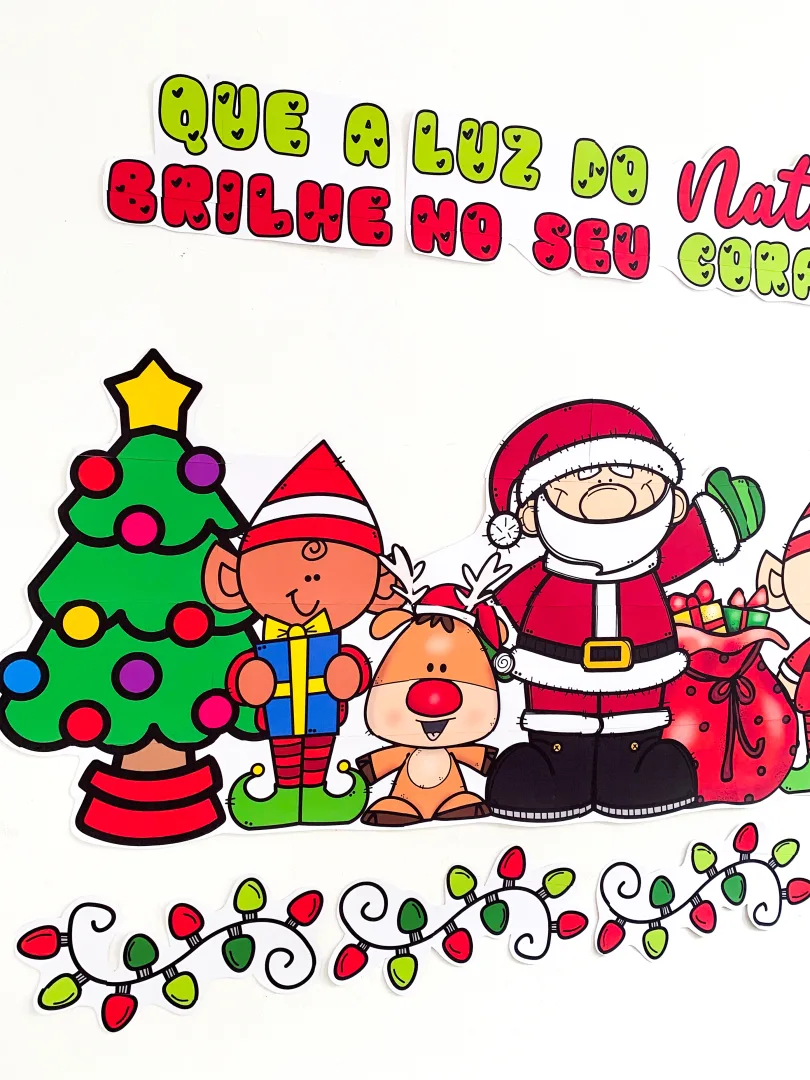 Painel de Natal Escolar em PDF - 40 Páginas para Decoração — imagem 6