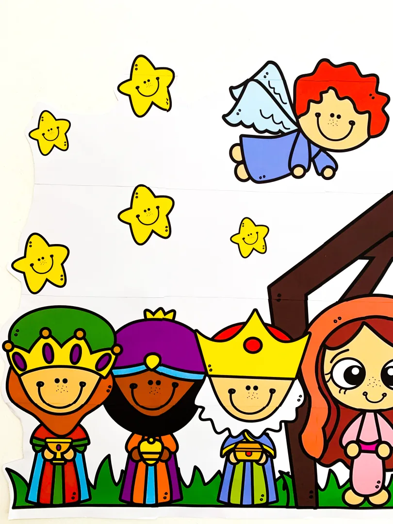 Painel de Natal Religioso para Educação Infantil e Decoração Escolar — imagem 6
