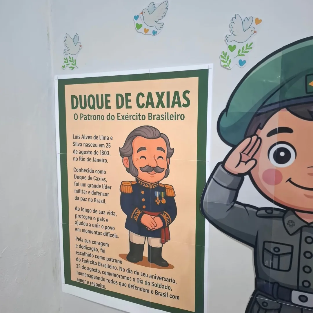 💚 PAINEL DE PAREDE DIA DO SOLDADO 🤎 — imagem 3